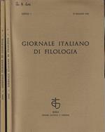 Giornale italiano di filologia anno 1986 N. 1, 2