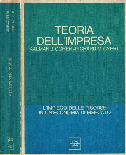 Teoria dell'impresa - J. Cohen - copertina