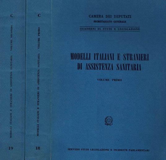Modelli italiani e stranieri di Assistenza Sanitaria - copertina