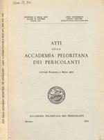 Atti della Accademia Peloritana dei Pericolanti. Lettere filosofia e belle arti