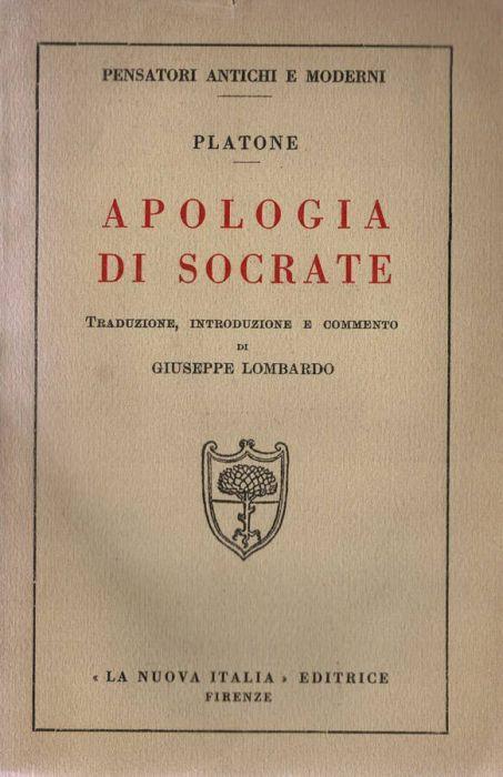 Apologia di Socrate - Platone - copertina