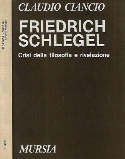 Friedrich Schlegel - Claudio Ciancio - copertina