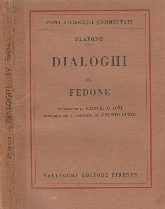 Dialoghi - Platone - copertina