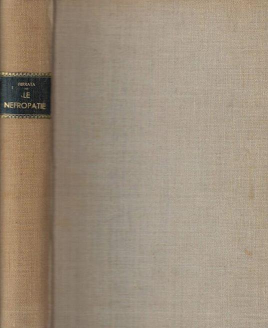 Le nefropatie - Adolfo Ferrata - copertina