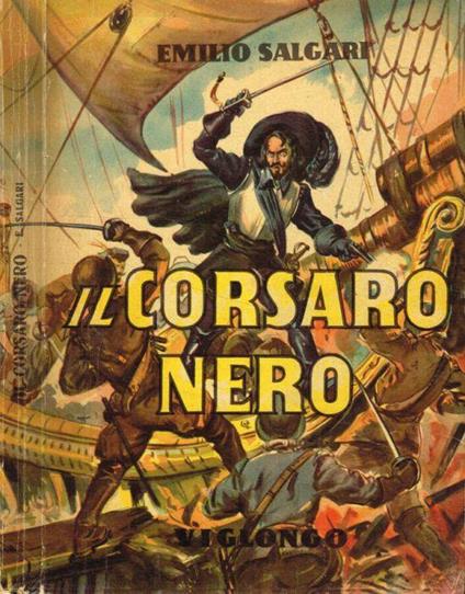 Il Corsaro Nero - Emilio Salgari - copertina