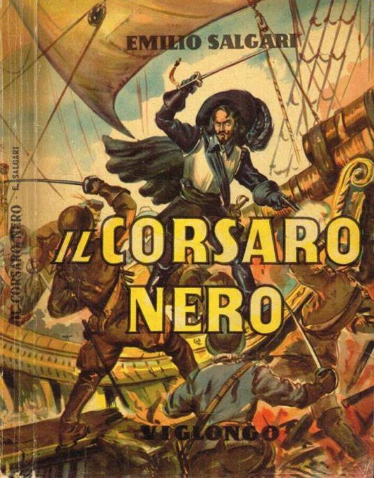Il Corsaro Nero - Emilio Salgari - copertina