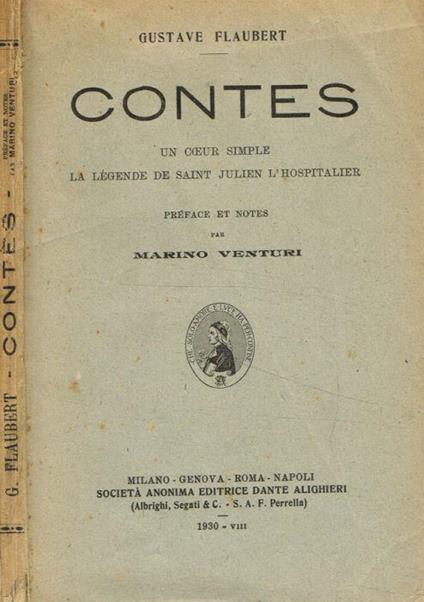 Contes - Gustave Flaubert - copertina