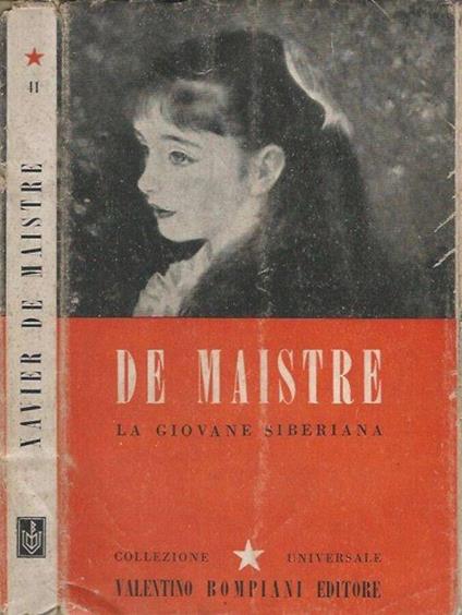La giovane siberiana - Xavier de Maistre - copertina