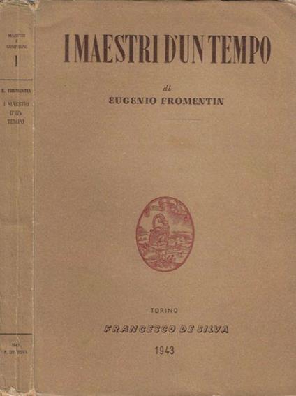 I maestri d'un tempo - Eugéne Fromentin - copertina