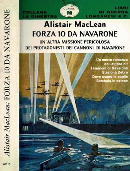 Forza 10 da Navarone - Alistair MacLean - copertina