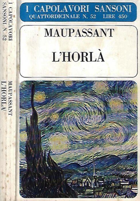 L' Horla - Guy de Maupassant - copertina