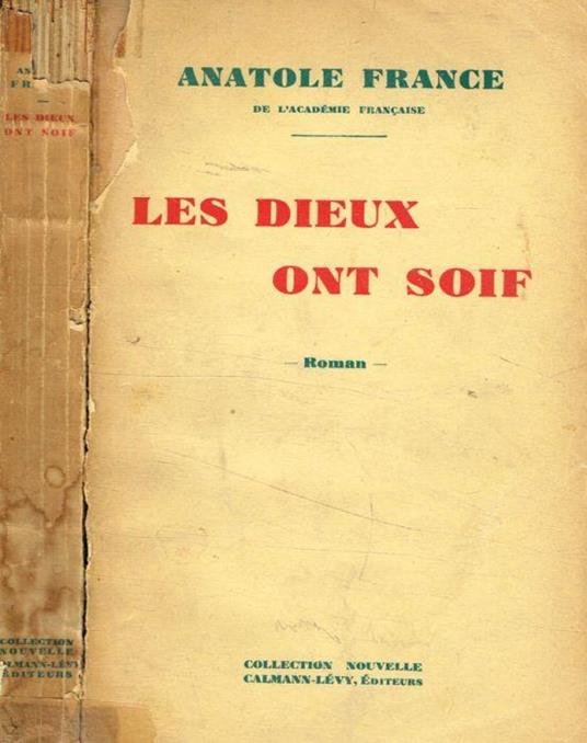 Les Dieux ont soif - Anatole France - copertina