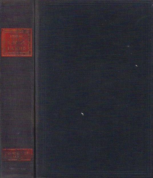 Il rosso e il nero - Stendhal - copertina