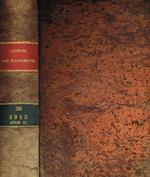 Journal des economistes. Revue mensuelle de la science economique et de la statistique. 72 année, tome XXXVIII, avril/juin 1913