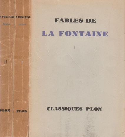 Fables de La Fontaine - Jean de La Fontaine - copertina