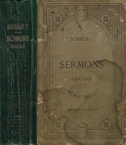 Sermons Choisis - copertina