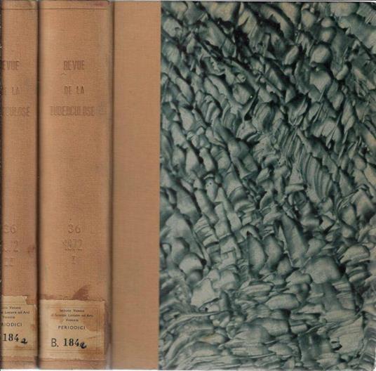 Revue de tuberculose et de pneumologie tome 36 1972 (annata completa) - copertina