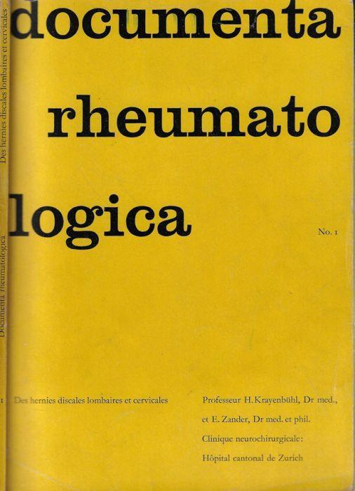 Documenta rheumatologica n. 1 - copertina