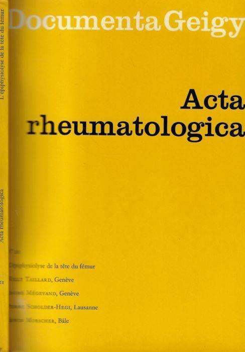 Acta rheumatologica n. 21 - copertina