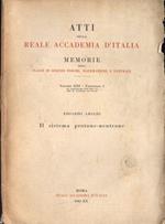 Atti della Reale Accademia d' Italia Vol. XIII Fascicolo 2