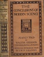 The conclusions of modern science