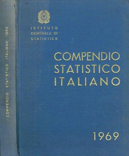 Compendio statistico italiano 1969 - copertina