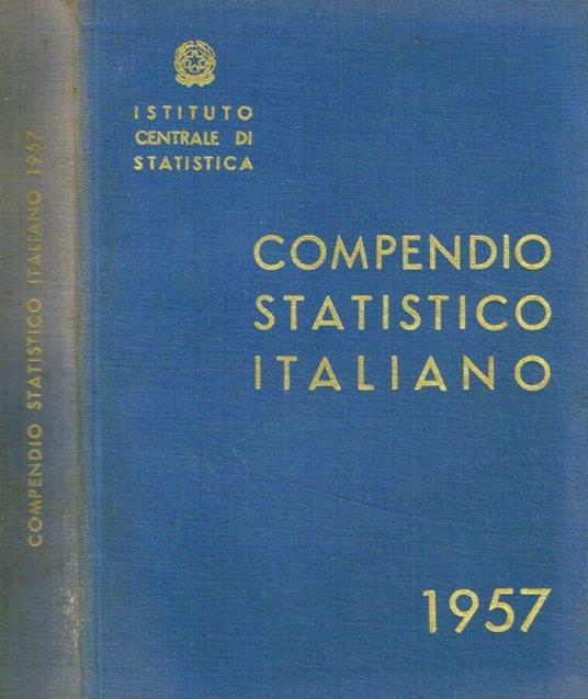 Compendio statistico italiano 1957 - copertina