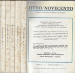 Otto/novecento anno 1991 N. 1, 2, 3-4, 5, 6
