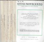 Otto/novecento anno 1989 N. 1, 2, 3-4, 5, 6