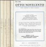 Otto/novecento anno 1986 N. 1, 2, 3-4, 5-6