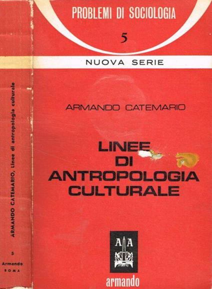 Linee di antropologia culturale vol.I - copertina