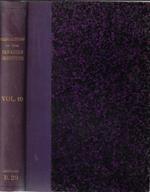 Transactions of the Royal Canadian Institute Volume X part I 1913