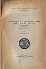Environmental changes and their effect upon boll-shedding in cotton