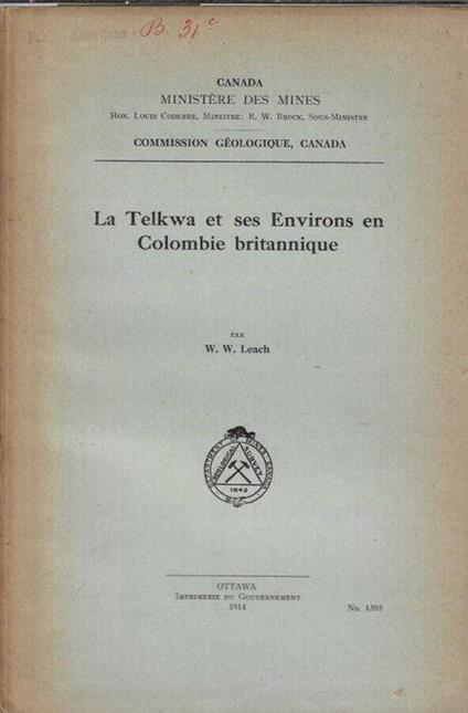 La Telkwa et ses Environs en Colombie britannique - copertina