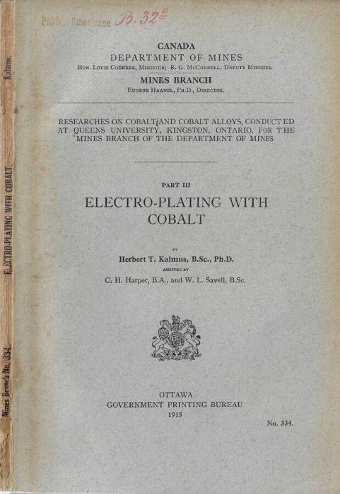 Electro-plating with cobalt part III - copertina