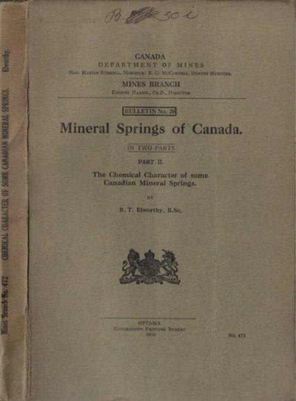 Mineral spring of Canada Part II - copertina