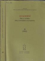 Quaderni per la storia dell'Università di Padova 18 (1985)