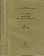 Quaderni per la storia dell'Università di Padova 22-23 (1989-1990)