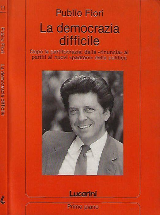 La democrazia difficile - copertina