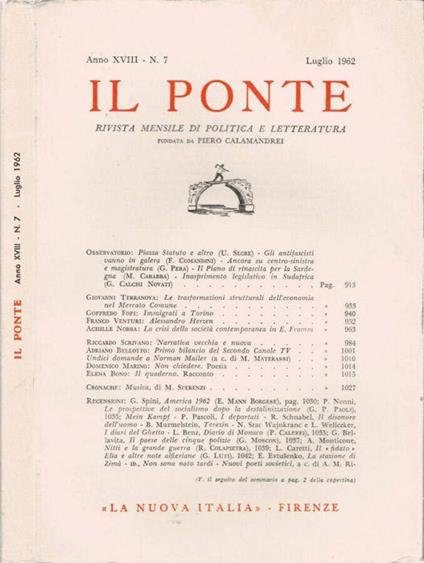Il ponte - copertina