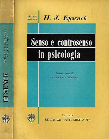 Senso e controsenso in psicologia - copertina