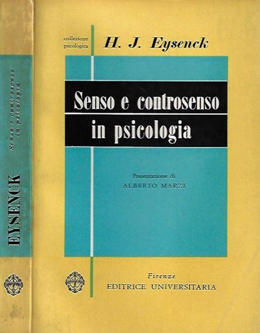 Senso e controsenso in psicologia - copertina