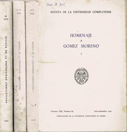 Revista de la Universidad Complutense - copertina