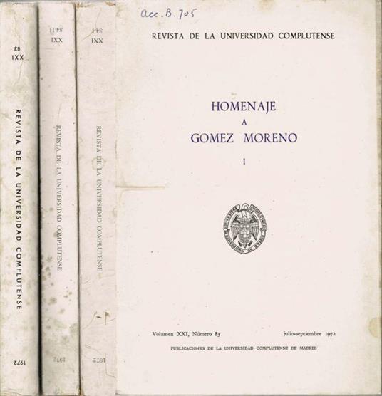 Revista de la Universidad Complutense - copertina