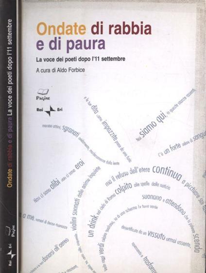Ondate di rabbia e di paura - Aldo Forbice - copertina