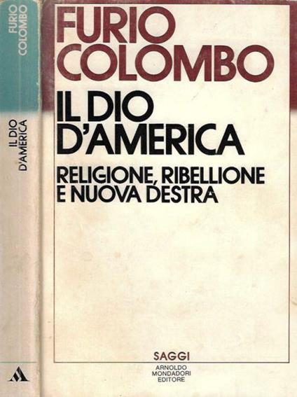 Il Dio d'America - Furio Colombo - copertina