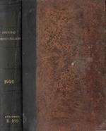 Archivio storico italiano anno LXXVIII 1920