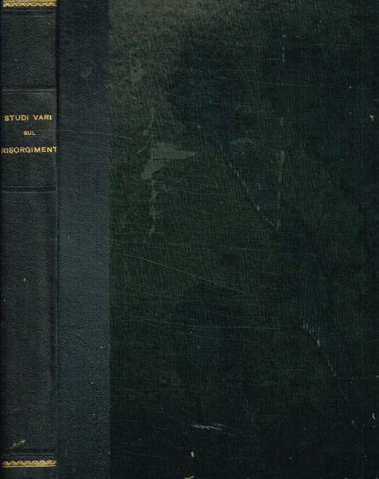 Studi vari sul risorgimento - copertina