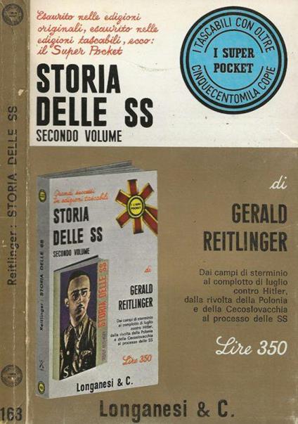 Storia delle SS Vol. II - Gerald Reitlinger - copertina