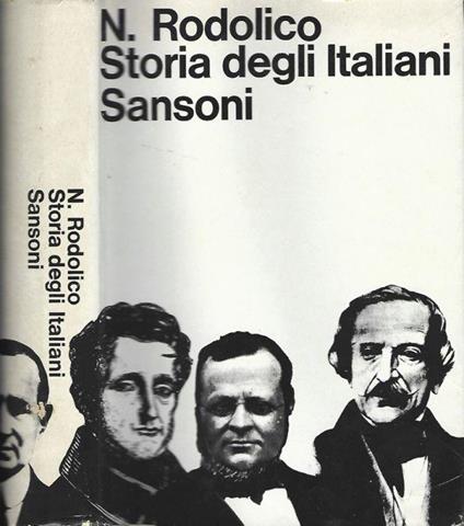 Storia Degli Italiani - Niccolò Rodolico - copertina